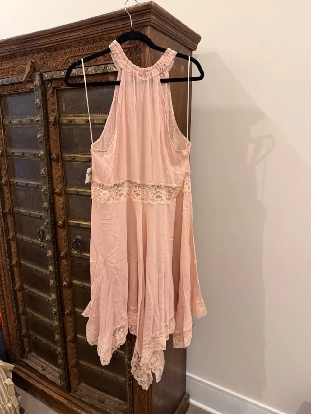 NWT Free People sheer gauze Go Lightly slip dress